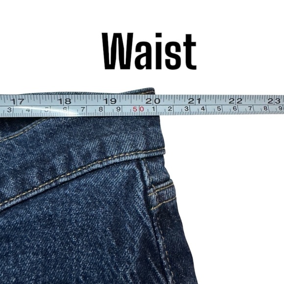 Old Navy Buttonfly High Rise Slouchy Straight leg denim jeans women’s 18 T - Picture 10 of 13